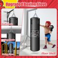 thumbnail image 5 of Punching Bag for Kids, 2.7FT Hanging Boxing Bag with Boxing Gloves, Kids Boxing Set Kickboxing Bag for Youth Boxing Karate Muay Thai Kick Taekwondo Training(Unfilled), 5 of 7