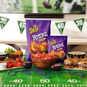 Takis Fuego Kettlez 8 oz Sharing Size Bag, Hot Chili Pepper & Lime Kettle-Cooked Potato Chips