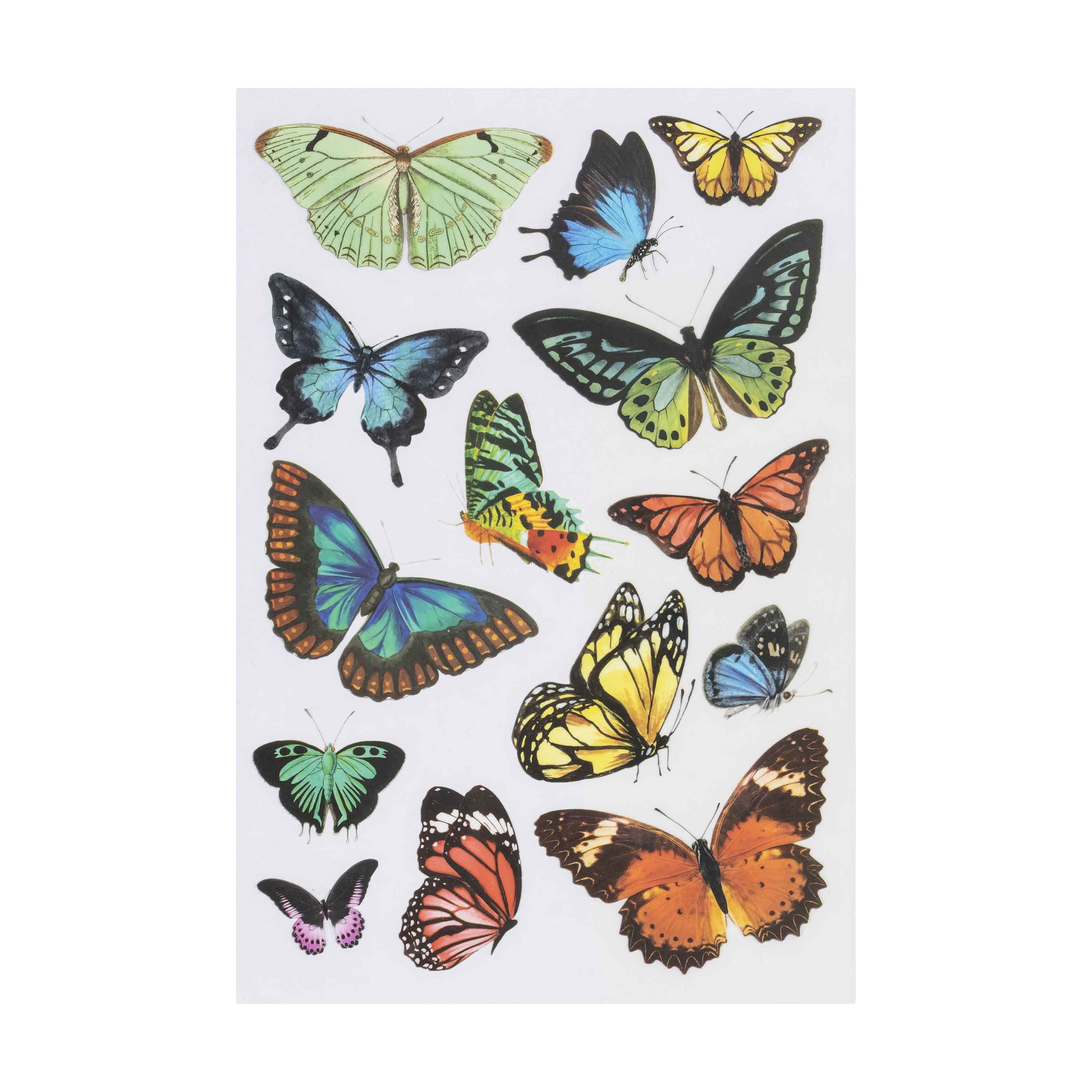 (2 pack) Brea Reese Butterfly Art Stencils & Templates (15 Count)