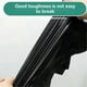 thumbnail image 5 of Large Capacity Black Plastic Garbage Bags 100pcs - Durable, Recyclable Trash Bags with Handles for H, 5 of 5