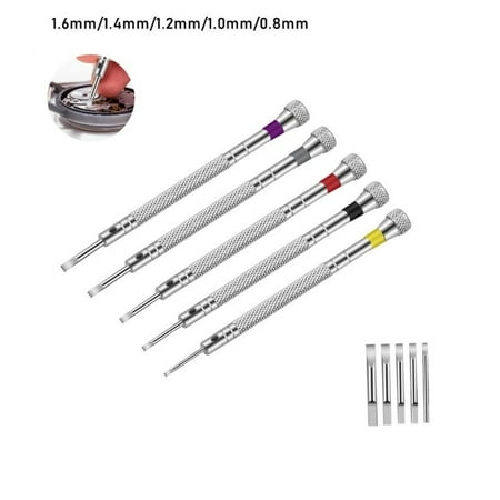 

5pcs Mini Small Slotted Cross Screwdriver Set for Watch Repair Tools Watchmaker