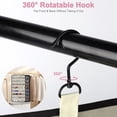 thumbnail image 5 of Hanging Sunglasses Organizer, TSV Dust Proof Sunglasses Storage Case Wall Mounted, Dual-Sided Eyeglasses Jewelry Holder with 32 Clear Slots, Black, 5 of 7