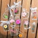 thumbnail image 5 of 20 marcadores de flores secas transparentes, hermosos marcadores de flores hechos en casa, marcadores de flores secas DIY, pegatinas de cristalería, 5 of 8