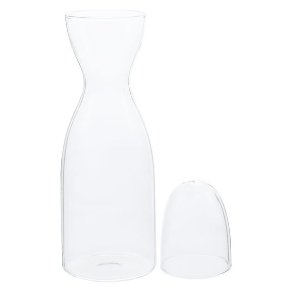 1 Set of Durable Glass Water Carafe With Cup Bedside Water Carafe Large Cold Water Pitcher With Cup