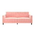 thumbnail image 5 of DHP Pin Tufted Transitional Futon, Pink Velvet, 5 of 10