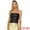 Black, variant on DARING DIVA Women's Holographic Shiny Tube Top Slim Off Shoulder Tops S Gold