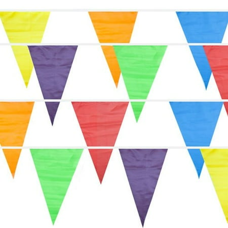 Pudgy Pedro S 100 Foot Pennant Banner 48 Multicolor Weatherproof