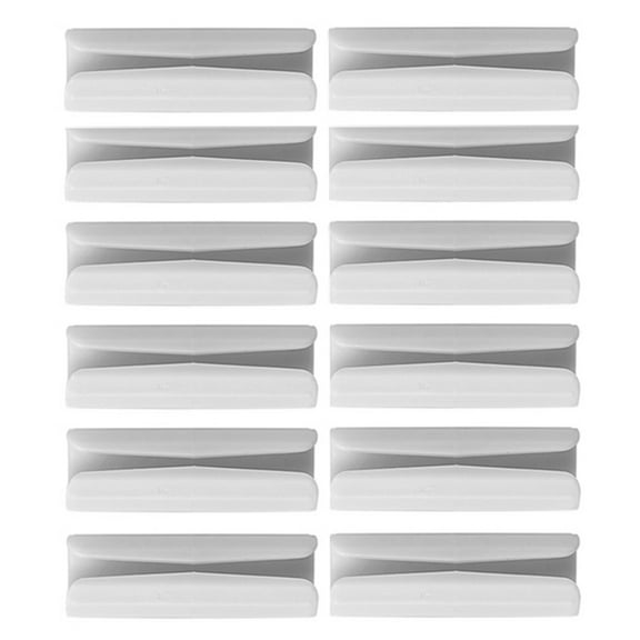 OUNONA 12pcs Bed Sheet Non Slip Retainer Fasteners Sofa Cover Bedspread Holder Clips Grey