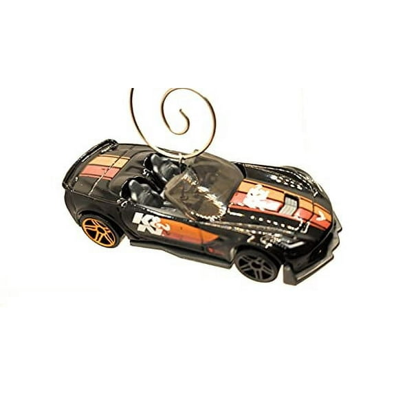 Chevy Corvette C7 Z06 K&N Christmas Ornament 1:64 Black