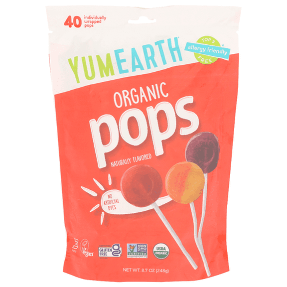 (Pack of 12) YumEarth Lollipop Family Size 8.5 Oz