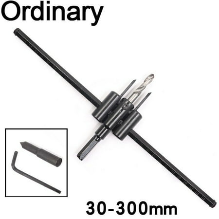 

Adjustable Circle Hole Cutter Wood Drywall Drill Bit Saw Round Cutting 30-300Mm