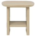 thumbnail image 3 of Coaster Kailani Coastal Wood Square End Side Table with Shelf in Beige Oak, 3 of 7