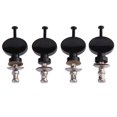 thumbnail image 1 of 4pcs String Tuning Pegs Machine Heads for Ukulele 4-String Guitar (Black), 1 of 6
