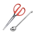 thumbnail image 2 of Juego de pinzas para chimenea, mini recogedor de leña, accesorio indispensable para fogatas de mesa para cocinar al libre., 2 of 10