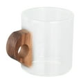 thumbnail image 1 of Coffee Mug, Fine Processing Glass Coffee Cup Strong Durable  For Travel For Home For Restaurant 280ml, 1 of 8