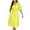 Yellow, variant on Ltctricy Women's Shirt Dress Cotton Short Sleeve Button down Collared Belted Midi Dress Summer Casual Dresses with Pockets