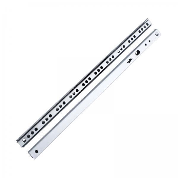 Correderas para cajones,Guías para cajones de metal con cojinetes de bolas de dos vías,Riel deslizante para cajón con bola de acero,Guías laterales para cajones con herrajes para gabinetes