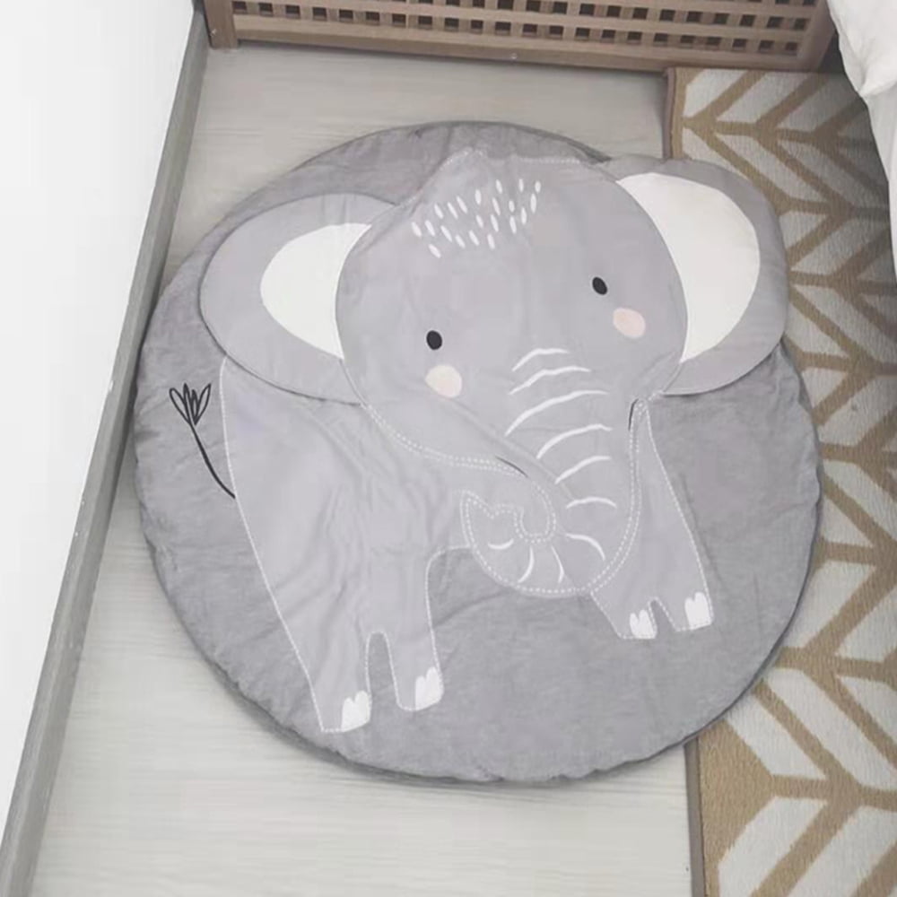 baby elephant nursery rug
