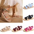 thumbnail image 6 of Platform Sandals for Women Girls 2025 Comfortable Summer Beach Strappy Slingback Flats Sandals, 6 of 8