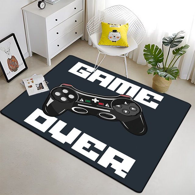 Esterilla de Yoga de poliéster con estampado HD, mango de juego para sala de estar, comedor, dormitorio, decoración del hogar zhangyuxiang unisex