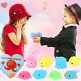 thumbnail image 6 of Adeeing 28 Pack Valentines Day Gift Cards for Kids with Mochi Squishy Toys, Glow In The Dark Kawaii Stress Relief Toys for Valentines Party Favors Classroom Exchange Prizes, 6 of 8