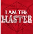 thumbnail image 2 of I Am The Master Dungeons Funny Gaming Crewneck T Shirts Boy Girl Teen Brisco Brands L, 2 of 6