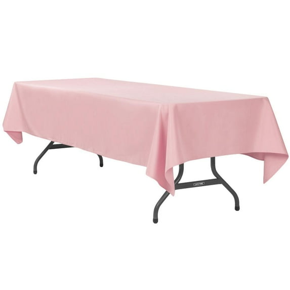 1 Pc, 60"X120" Rectangular Polyester Tablecloth - Dusty Rose/Mauve For Weddings, Trade Shows, Showrooms, Events