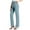 Light Blue, variant on YAYUBA Dress Pants Women Work Business Pants Tummy Control Office Straight Leg Trousers High Waisted Ladies Slacks