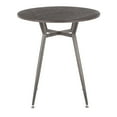 thumbnail image 2 of LumiSource Antique Metal, Espresso Bamboo Clara Round Dinette Table, 2 of 5