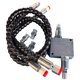 thumbnail image 5 of Kit de válvulas de amortiguación para miniexcavadoras, accesorios compatibles con mangueras hidráulicas de 1/4", reemplazo directo, extremos, 5 of 8