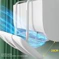 thumbnail image 4 of Deflector De Ventilación De CA, Amplia Compatibilidad Deflector De Aire Acondicionado Montaje En Pared PP Transpirable Resistente Al Goteo Inodoro Para El Hogar Hotel, 4 of 7