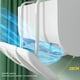 thumbnail image 4 of Deflector De Ventilación De CA, Inodoro, Resistente Al Goteo, Longitud Transpirable, Ajustable, Fácil De Instalar, Deflector De Aire Acondicionado Para El Hogar Y El Hotel, 4 of 7
