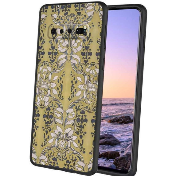Art-Nouveau-16 Phone Case, Degined for Samsung Galaxy S10+ Plus Case Men Women, Flexible Silicone Shockproof Case for Samsung Galaxy S10+ Plus