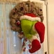 thumbnail image 4 of Corona festiva de lino de Papá Noel para decoración navideña, 4 of 7