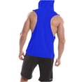 thumbnail image 5 of Timegard Mens Hoodies Summer Casual Workout Loose Sleeveless Tee Shirts Athletic Tank Top with Pockets, 5 of 7