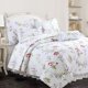 thumbnail image 1 of Juego de cama reversible con diseño floral de primavera, con flores silvestres de lavanda rosa, cubrecama ligero para todas las estaciones (Lucie Floral, tamaño Queen, 3 piezas), 1 of 5
