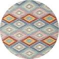 thumbnail image 1 of Ahgly Company Machine Washable Indoor Round Contemporary Tan Brown Area Rugs, 7' Round, 1 of 7