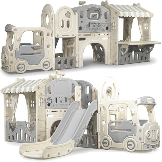 Juego Infantil Tobogán Resbaladilla Little Monkey de 1 a 3 Años Centro Juegos Exterior