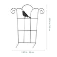 thumbnail image 2 of Garden Trellis Wrought Iron Climbing Plants Trellis Green Plant Support, 2 of 8