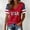 Red1, variant on Womens American Flag T-Shirt Patriotic Graphic Tee 4th of July Independence Day Shirt 1776-2026 Anniversary T-shirt Casual Short Sleeve Tops(Navy1,XL)