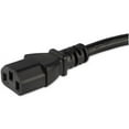 thumbnail image 3 of Startech.com Cord - 10 Ft / 3m - Nema 5-15p To C13 Cord - Right Angle - Computer Cord - Cable - Supply Cord - Cable - Iec 60320 C13 Straight To Nema 5-15p (p) Right-angled - 125 V - 10 A - 10 Ft -, 3 of 5