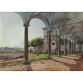 thumbnail image 2 of Rudolf von Alt 24x18 Black Ornate Framed Double Matted Museum Art Print Titled: View from Sant’Onofrio on Rome (1835), 2 of 5