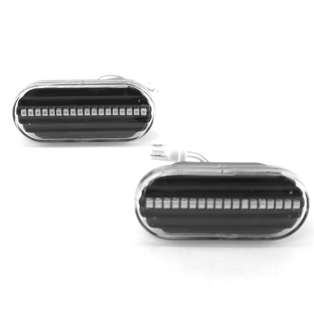 Kenally 2 uds lente de humo flujo dinámico LED señal de giro lámpara de luz de posición lateral para Golf 3 4 MK4 3BG Polo 6N 9N Bora Vehículos, repuestos y accesorios Mis No.01 Kenally VI001400-01B