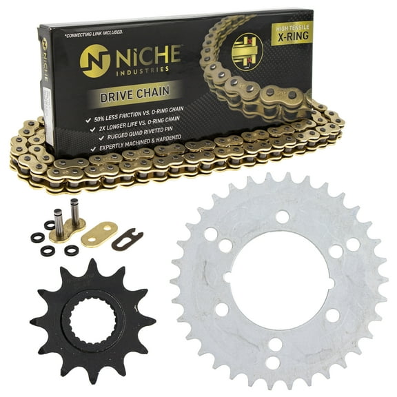 Niche Sprocket Chain Set for Polaris Xpress 300 12/34T 520 X-Ring ATV MK1004961