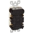 thumbnail image 4 of Leviton Mfg R06-GFNL1-00T Guide Light and Self-Test Tamper Resistant Gfci Outlet - Light Almond, 4 of 10