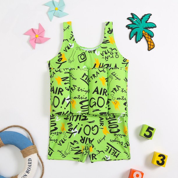 Bañador de una pieza para niños, bonitos dibujos animados, niñas, flotante, a rayas, natación, cremallera, vida, glamuroso, niños, niñas, niños, gorras de verano zhangyuxiang unisex