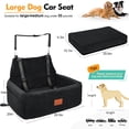thumbnail image 2 of Asiento de coche para perro NEEZUKAR grande 75x51x51 cm, elevador lavable, 2 of 6