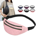 thumbnail image 5 of Riñonera para hombres y mujeres, riñonera ajustable para deportes, entrenamiento, viajes, correr, informal, 5 of 5