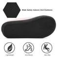 thumbnail image 5 of WOTTE Women's Slippers Memory Foam Sole Waffle Knitted Soft Plush Fleece Lined House Shoes Indoor Outdoor Pink, Size 5-5.5, 5 of 7