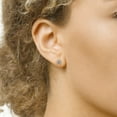 thumbnail image 2 of IGI Certified 3.5 Ct Oval Cut Lab-Grown Diamond Stud Earrings – 14K Rose Gold | Women's Earrings, 2 of 6